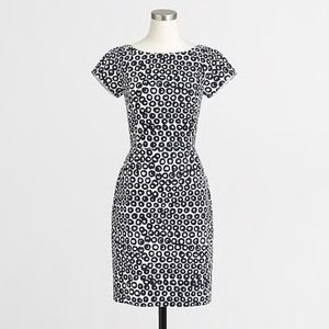 J. Crew Short-sleeve basketweave dress
